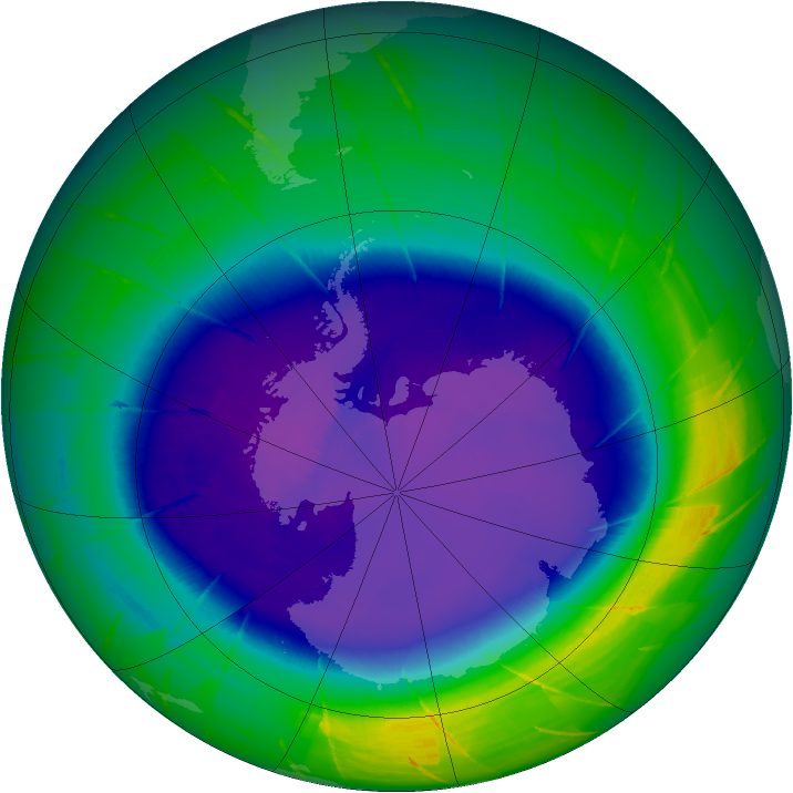 Ozone Map 2009-09-19
